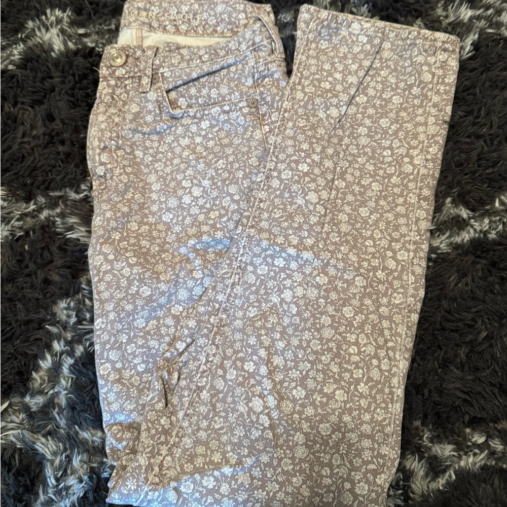 American Eagle Patterned Jeans